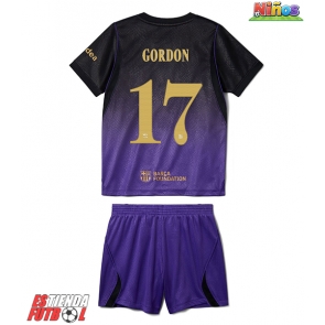 Barcelona Anthony Gordon #17 Segunda Equipación Niños 2026-27 Manga Corta (+ Pantalones cortos)